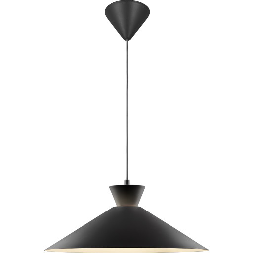 Nordlux Dial pendellampa, svart, Ø45 cm