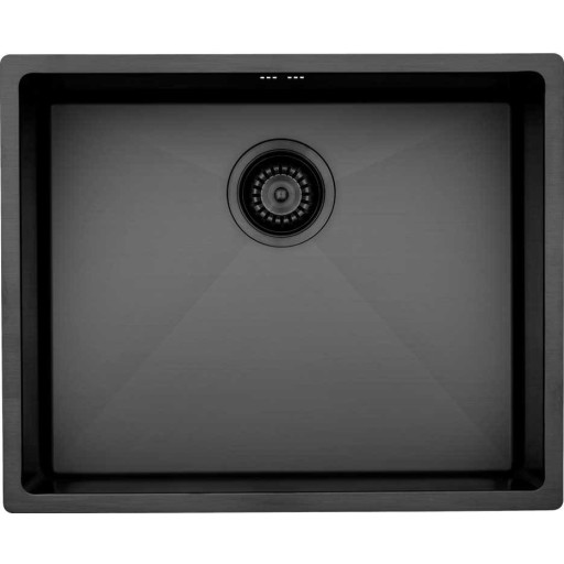 Lavabo Kubus 500 Soft diskb&auml;nk, 54x44 cm, svart