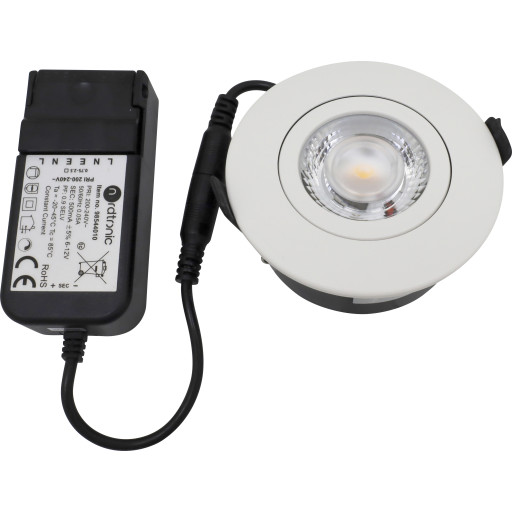 Billede af Low Profile Flexible G2 Ø75 4000K MH/Rund m/Driver inde/ude