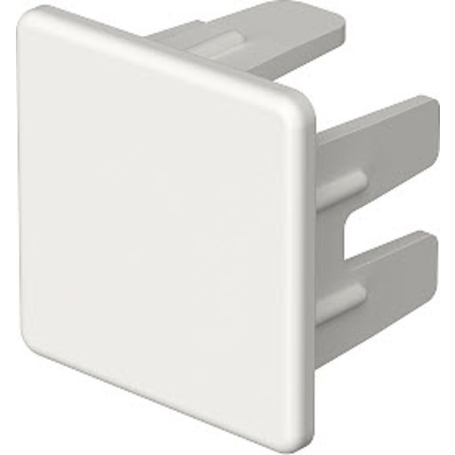 Billede af 10 stk Endestykke WDK HE25025VW 25x25 perlehvid RAL 9016