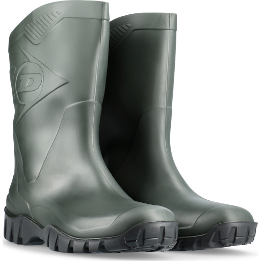 DUNLOP Dee PVC Støvle Kort skaft 580011 - Grøn / 45 - Fodtøj - Gummistøvler -