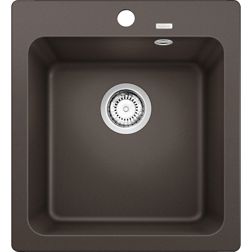 Blanco Naya 45 UX diskbänk, 46,5x51 cm, brun