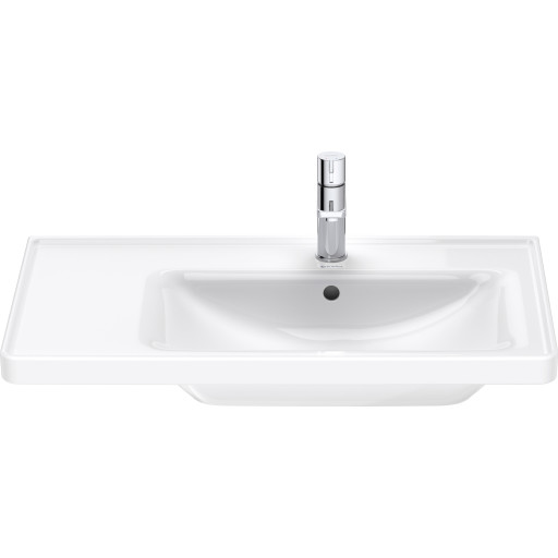 Duravit D-Neo håndvask, 80x48 cm, højre, hvid billede