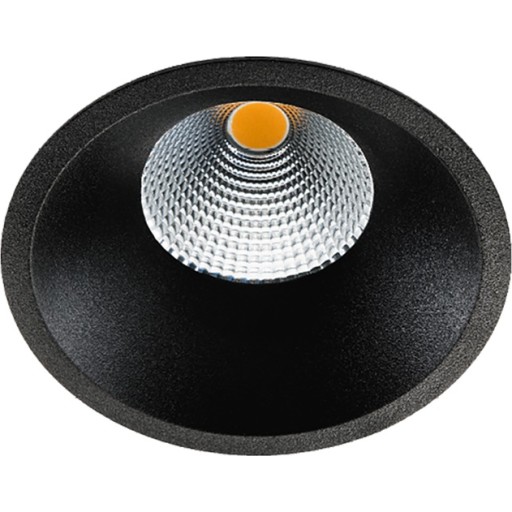 Downlight Soft Slim LED 9W 2700K, sort