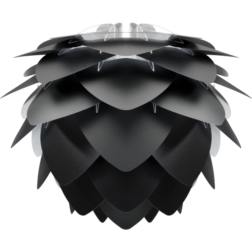 Umage Silvia lampskärm, svart, Ø45 cm