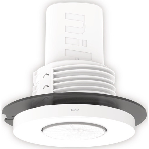 Niko DALI-2 tilstedeværelsessensor, P48MR, 360gr., 12-13 m, SnapFit, planforsænket, hvid