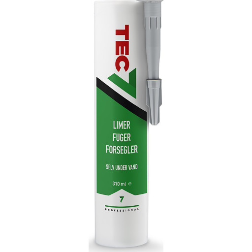 TEC7 fugemasse 310 ml, grå