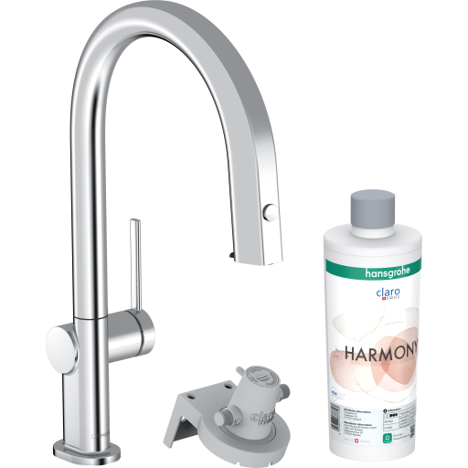 Hansgrohe aqittura m91 filtersystem 210, udtrækstud, 1jet, starter set, mat sort