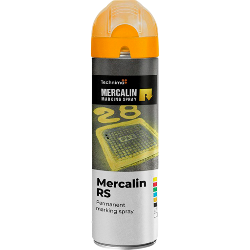 Mercalin markeringsspray - 500gr - orange billede