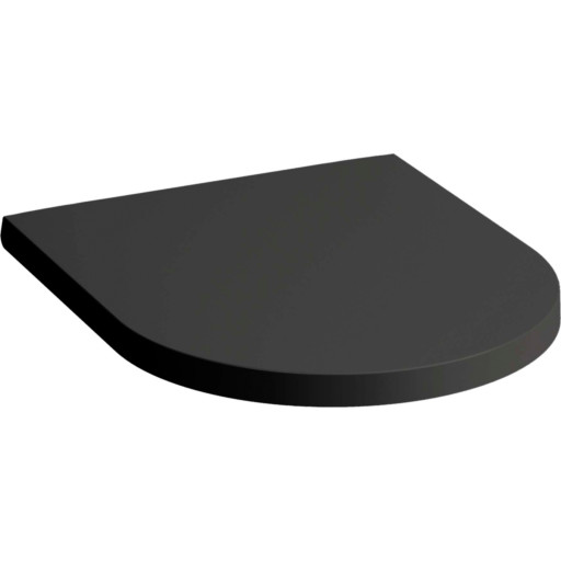 Kartell Laufen toalettsits, soft close, snabbfäste, svart
