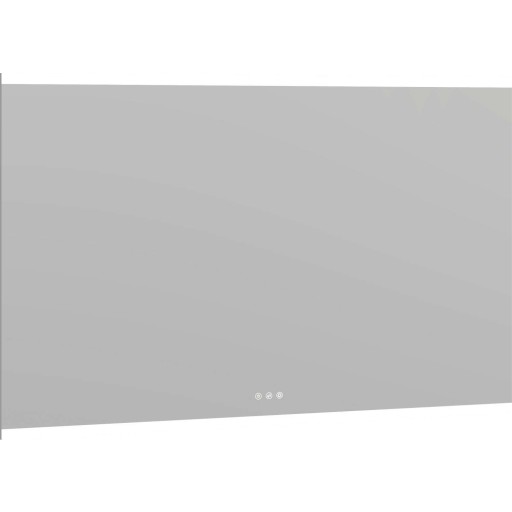 Dansani You Panorama spejl med lys, dæmpbar, 120x80 cm