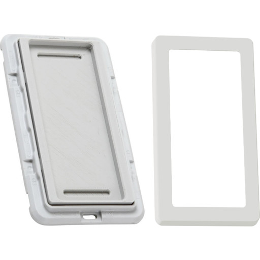 LAB3D indsats til Philips Hue V1 dimmer med LK Design ramme Base 63, lysegrå