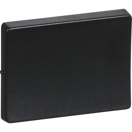 OPUS 66, Tangent til 1-polet, korrespondance eller krydsnings afbryder, 1 modul, koksgr - Lauritz Knudsen