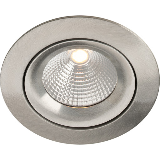 SLC One 360° indbygningsspot, 3000K, aluminium billede