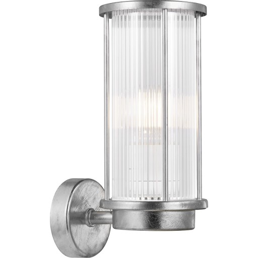 Nordlux Linton vägglampa utomhus, galvaniserat stål