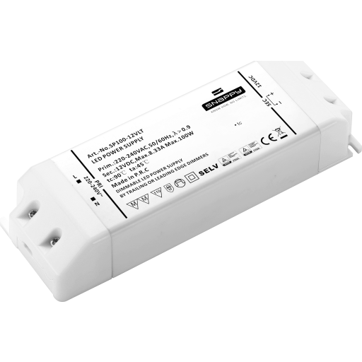 Snappy LED driver, dæmpbar, 12V, 100W