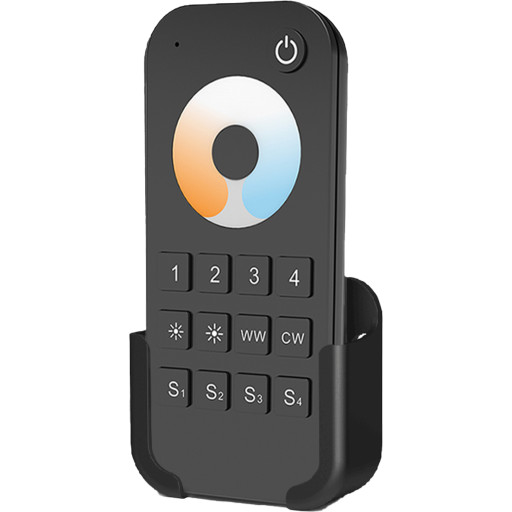 Green-ID Fjernbetjening CCT, 4 Zoner, 2.4Ghz, inklusiv vægholder