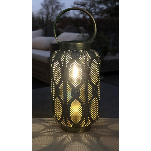 Veli Solcelle Marokko Lanterne I Metal 31x18 Cm Fra Veli Line