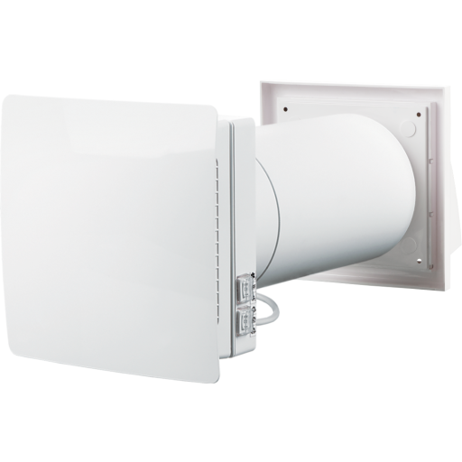 Duka One C6 ventilator med varmegenvinding, Ø150 mm, hvid billede