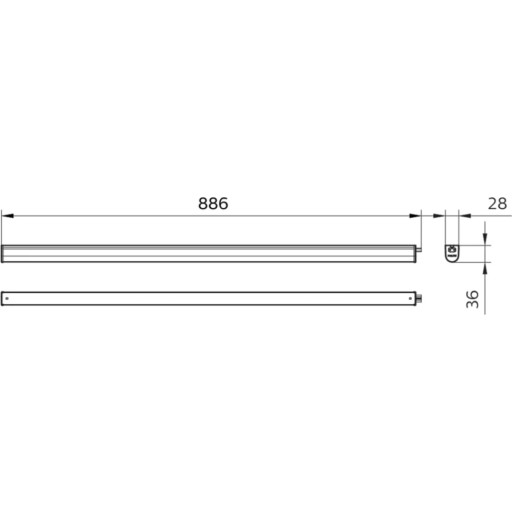 Billede af BN021C 1400LM/830 900MM