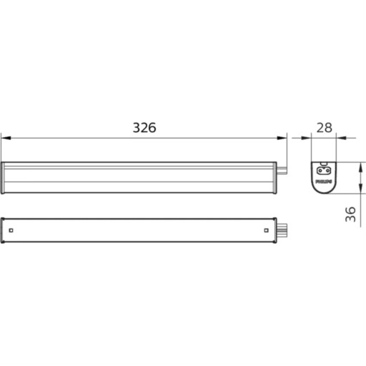 Billede af BN021C 500LM/830 300MM