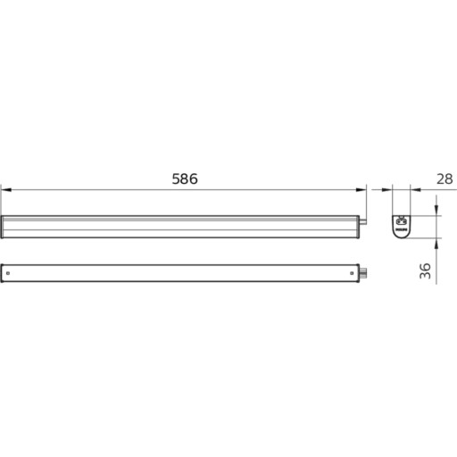 Billede af BN021C 1000LM/830 600MM