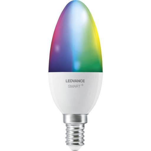 Ledvance Smart+ Wifi E14 mignonpære, fargeskift + justerbar hvit, 4,9W, 1-pak
