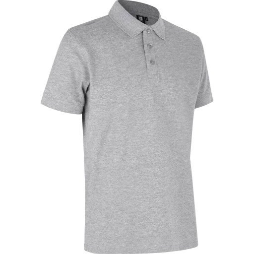 ID Stretch Herre Polo - Grey Melange - 2XL