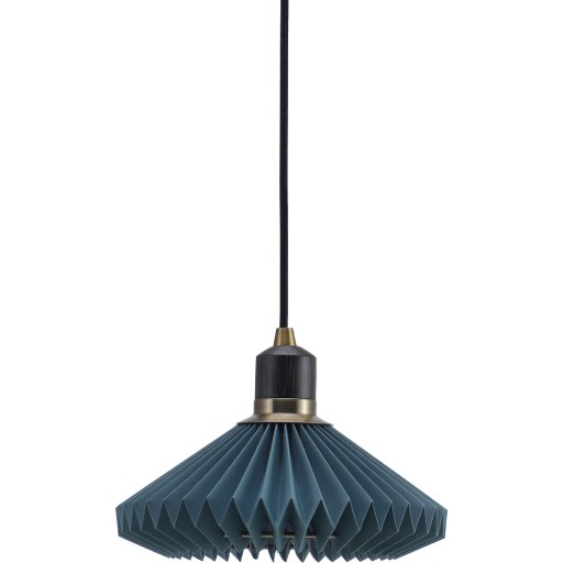 Halo Design Paris pendellampa, blå, Ø24 cm