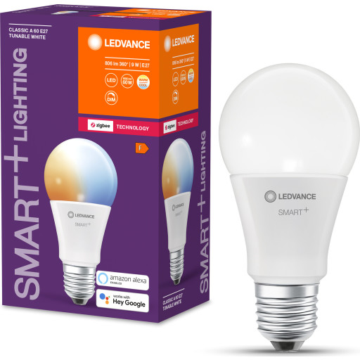 Billede af Ledvance Smart+ Zigbee E27 standardpære, justerbar hvid