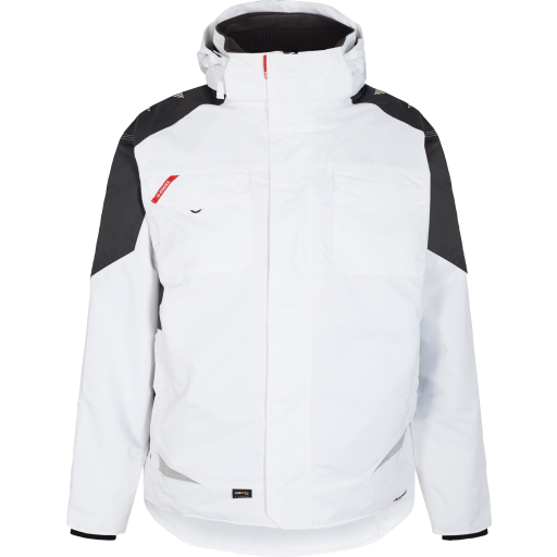 FE Engel Galaxy vinterjakke, hvid/koksgrå, str. 5XL