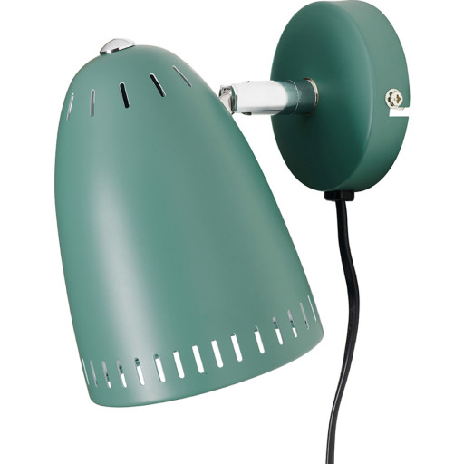 Superliving Dynamo vägglampa, kort, grön