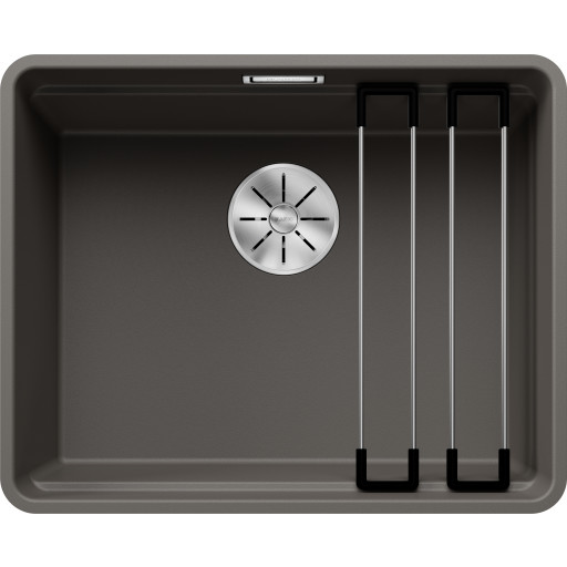 Blanco Etagon 500-F UXI køkkenvask, 52,7x42,7 cm, grå