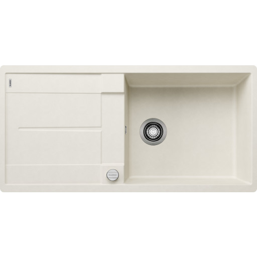 Blanco Metra XL 6S-F MX diskb&auml;nk, 99x49 cm, vit