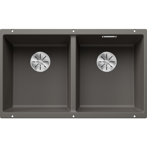 Blanco Subline 350/350-U UXI diskbänk, 75,5x46 cm, grå