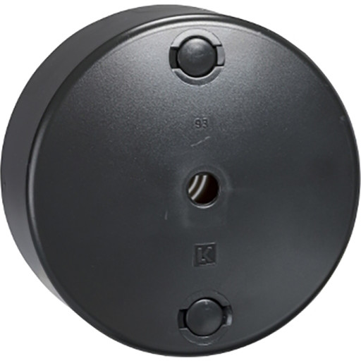 10 stk LK clips-roset, 3P, Ø80 mm, koksgrå billede