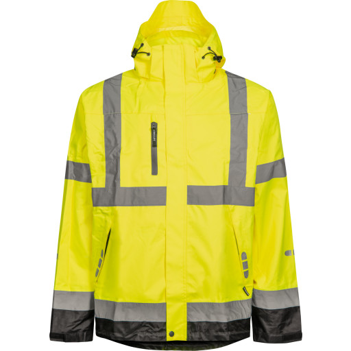 Jakke Hi Viz Gul/sort Xl