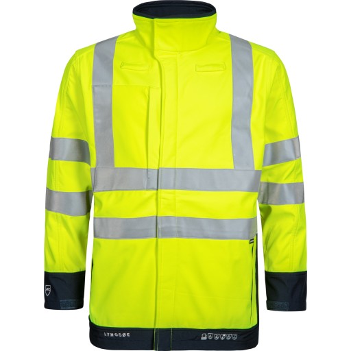 Lyngsøe Softshelljakke Arc Lr20471 Klasse 3 Gul/navy Xs