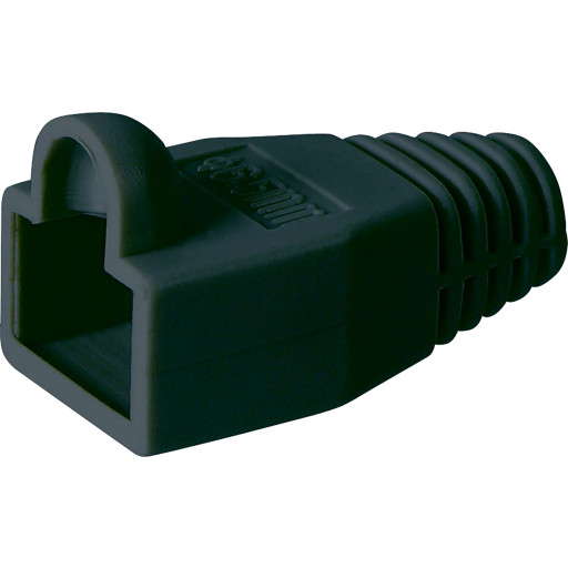 Tylle for RJ45 stik, sort