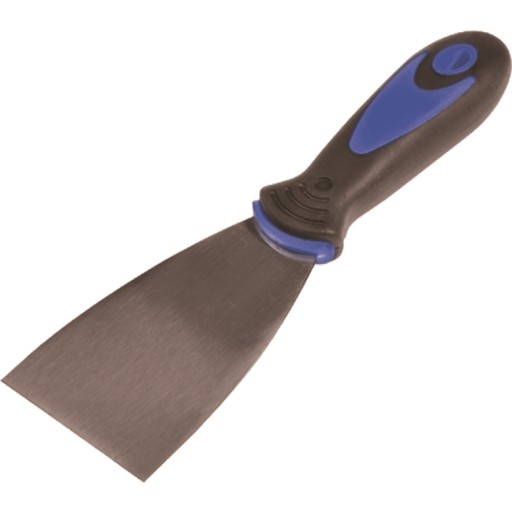 Roliba rustfri spartel, plasthndtag, 80 mm