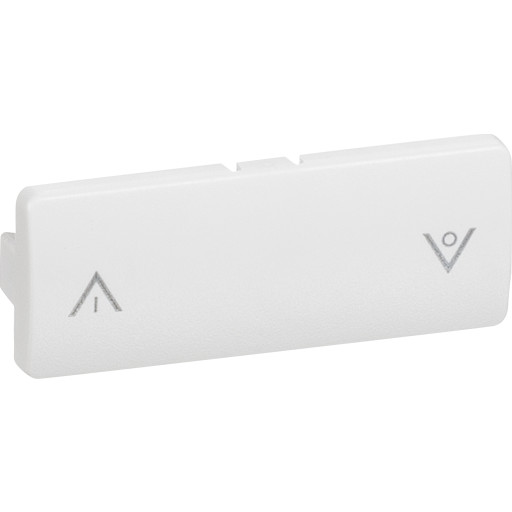 LK FUGA - Tangent til svagstrmstryk, hvid samt tnd/op og sluk/ned symboler