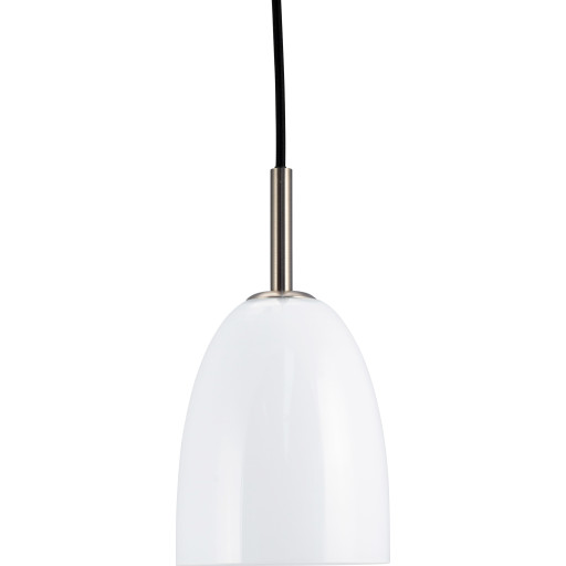 Dyberg Larsen Jazz pendellampa, borstat stål, Ø12 cm