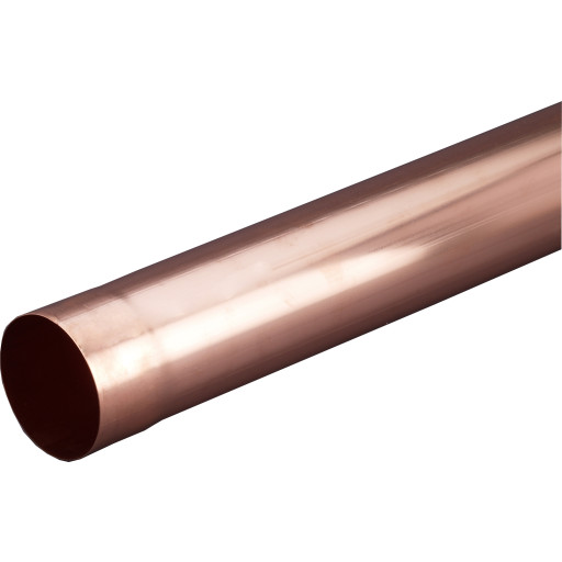VMZINC nedlbsrr, rund, svejst, 87x0,7mm, 3 meter, kobber - pr. meter