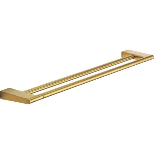 Pressalit Style Håndklædestang, dobbelt, 610 mm, Børstet messing - PR70550