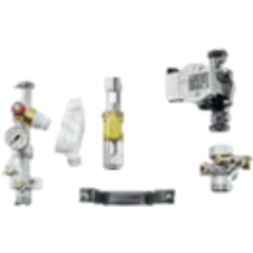 Bosch pumpe tilslutningsgruppe - Til brug med basisramme, Passer til 50/70 kW, 3 bar