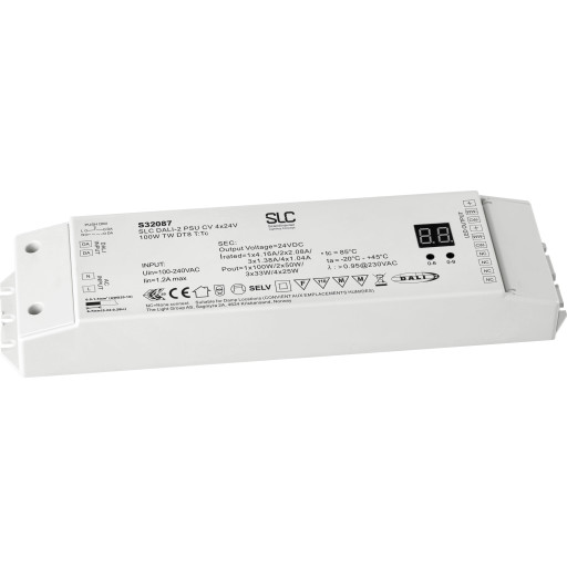 LED DRIVER 100W DALI-2 CCT/TW