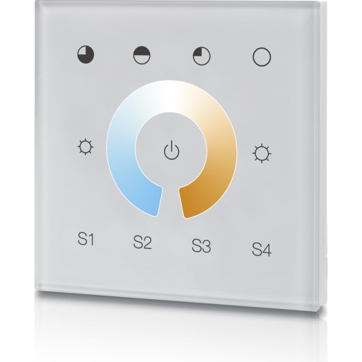 The Light Group DT8 Touch vægpanel, dali dæmp