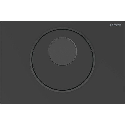 Geberit Sigma 10 Round betjeningsplade, berøringsfri, mat sort/sort