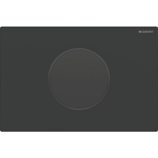 Geberit Sigma 10 Round betjeningsplade, berøringsfri, mat sort/sort