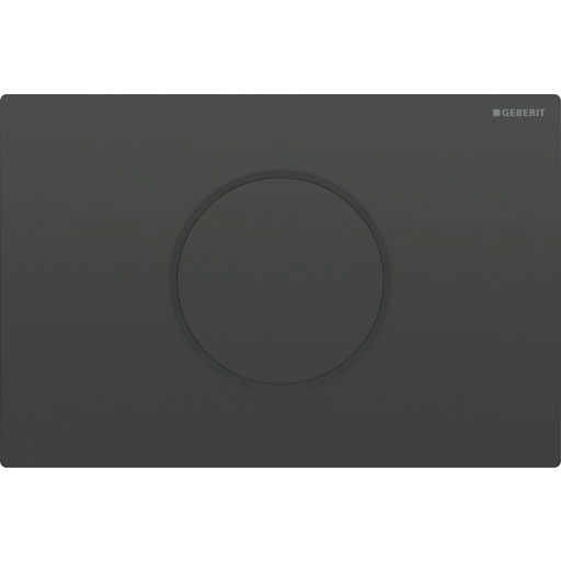 Geberit Sigma 10 Round betjeningsplade, berøringsfri, sort/mat sort